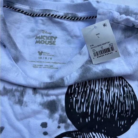 Disney Mickey Mouse Kids T-Shirt - Black, White, Yellow, and Orange - Picture 3 of 4